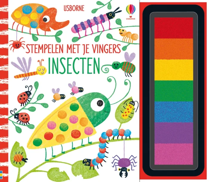 Stempelen met je vingers Insecten 1