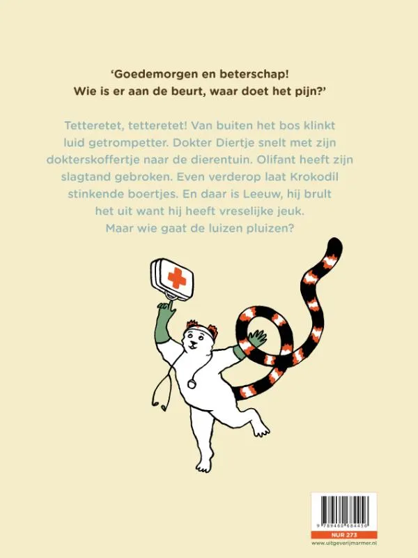 Dokter Diertje en de luizige leeuw | 9789460684456 Dokter Diertje en de luizige leeuw - Afbeelding 2