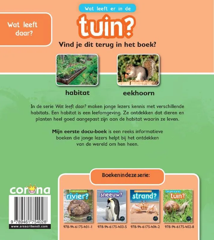 Wat leeft er in de tuin? | 9789461754028 Wat leeft er in de tuin? - Afbeelding 2