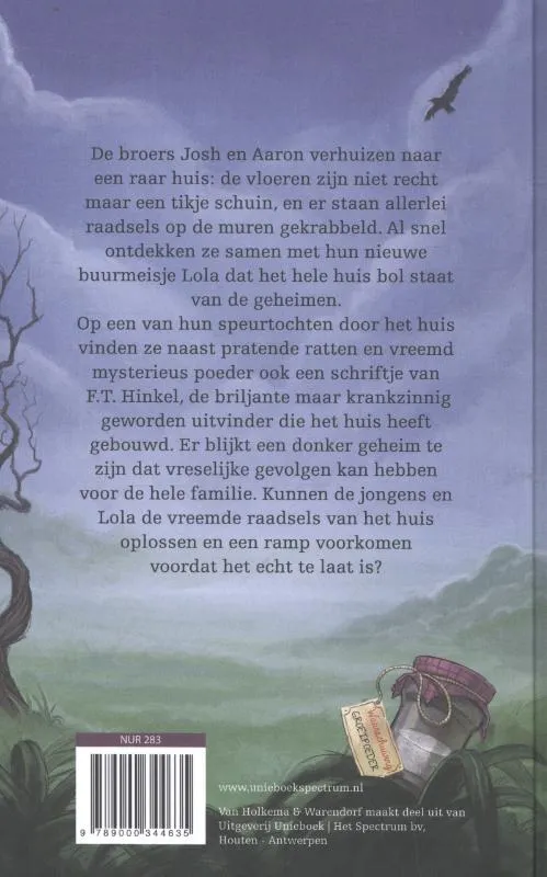 Het huis met de schuine vloeren, pratende ratten en raadsels op de muren | 9789000344635 Het huis met de schuine vloeren, pratende ratten en raadsels op de muren - Afbeelding 2