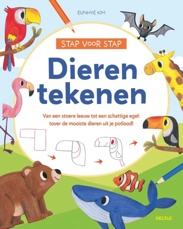 Stap voor stap dieren tekenen | 9789044766707 Stap voor stap dieren tekenen