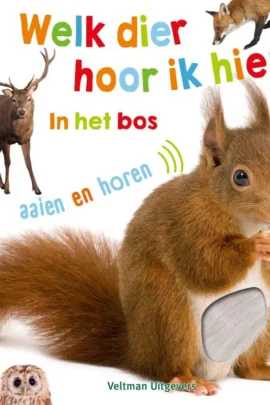 in het bos