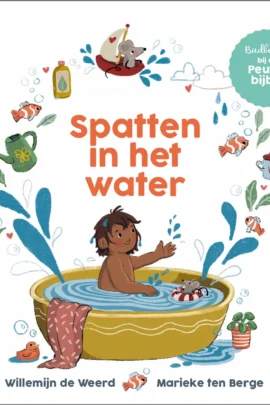 Spatten in het water