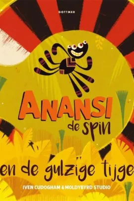 Vertelplaten Anansi de spin en de gulzige tijger
