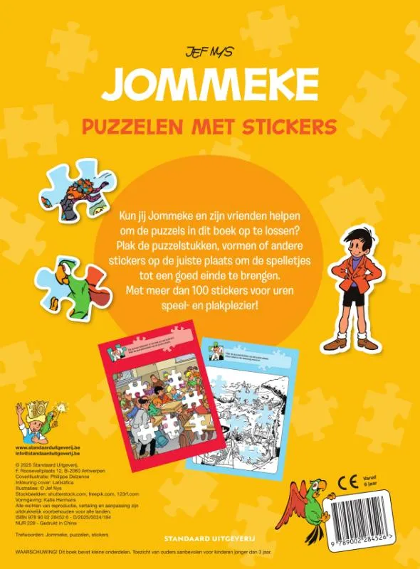 Jommeke spelletjesboek van makkelijk naar moeilijk | 9789002284526 Jommeke spelletjesboek van makkelijk naar moeilijk - Afbeelding 2