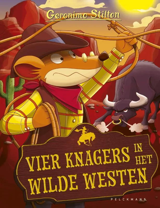 Vier knagers in het Wilde Westen | 9789463105613 Vier knagers in het Wilde Westen