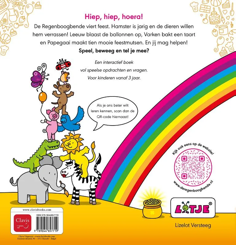 De Regenboogbende viert feest | 9789044857719 De Regenboogbende viert feest - Afbeelding 2