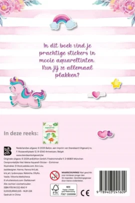 Alternative view of Mijn aquarelstickers eenhoorns