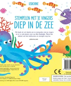Alternative view of Stempelen met je vingers Diep in de zee