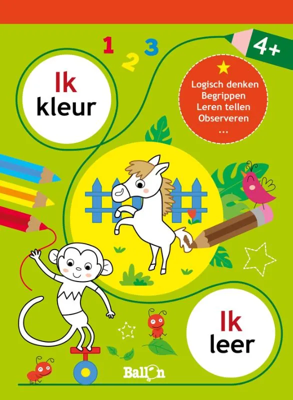 Ik kleur ik leer 3+ | 9789403209968 Ik kleur ik leer 3+