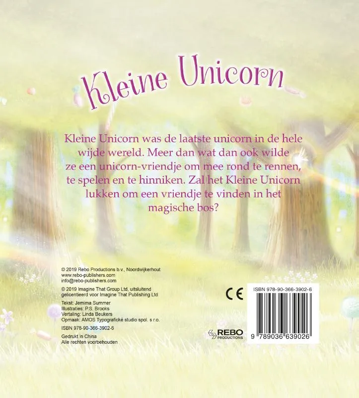Kleine Unicorn | 9789036639026 Kleine Unicorn - Afbeelding 2