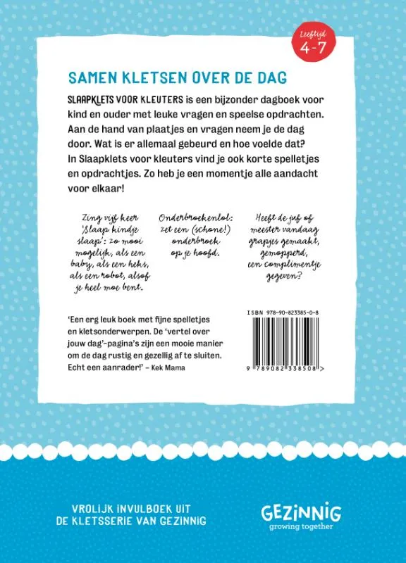 Slaapklets! voor kleuters - dag en nachtboek | 9789082338508 Slaapklets! voor kleuters - dag en nachtboek - Afbeelding 2