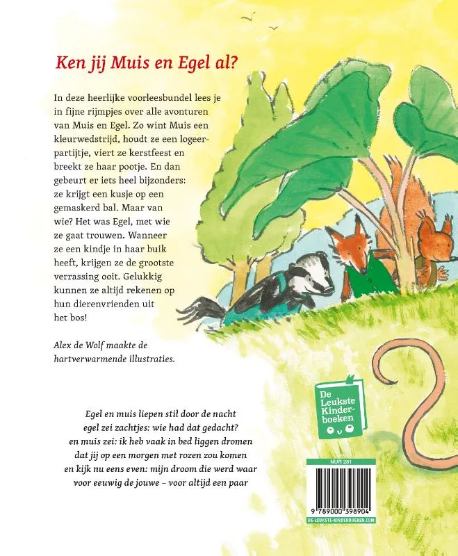 Alle verhalen van Muis en Egel | 9789000398904 Alle verhalen van Muis en Egel - Afbeelding 2