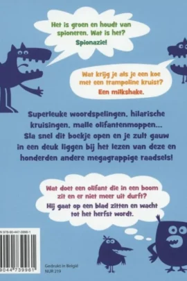 De grappigste raadsels voor kinderen | 9789044739961