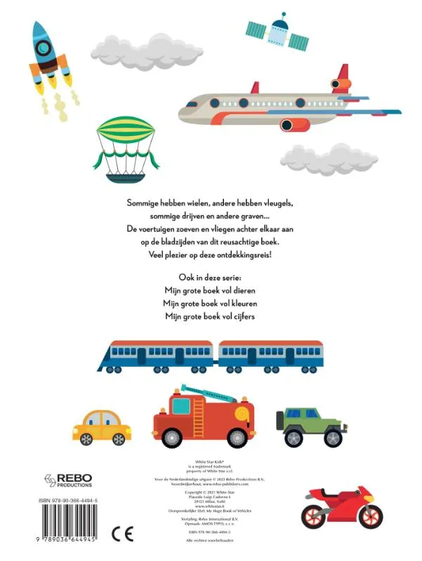 Mijn grote boek vol voertuigen | 9789036644945 Mijn grote boek vol voertuigen - Afbeelding 2