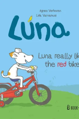 Luna really likes the red bike!