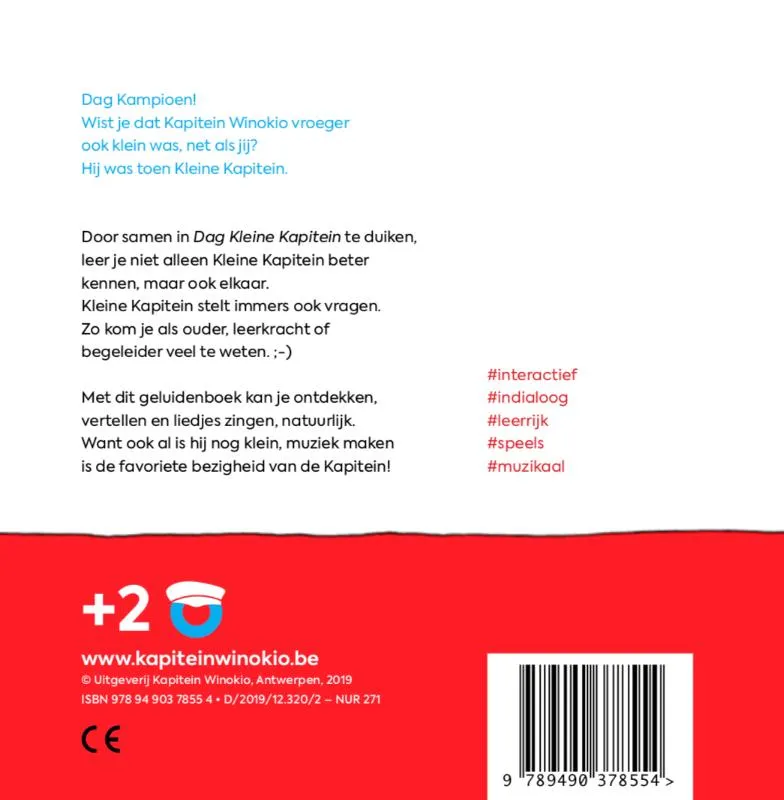 Dag Kleine Kapitein! | 9789490378554 Dag Kleine Kapitein! - Afbeelding 2