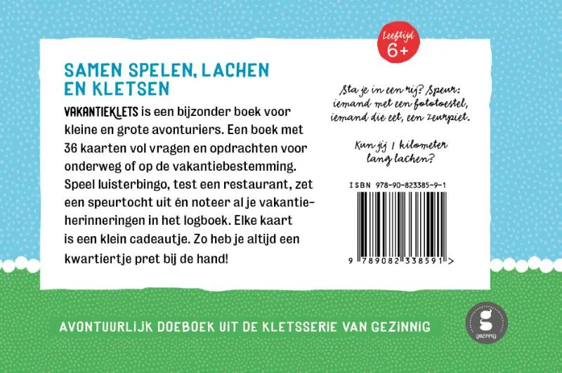 Vakantieklets editie 1 | 9789082338591 Vakantieklets editie 1 - Afbeelding 2