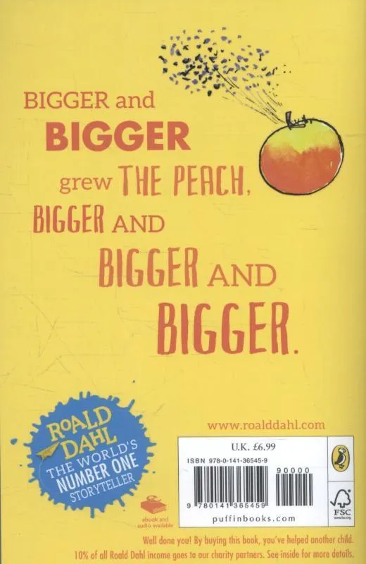 James and the Giant Peach | 9780141365459 James and the Giant Peach - Afbeelding 2