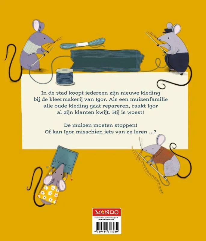 Igor en het muizenatelier | 9789464398960 Igor en het muizenatelier - Afbeelding 2