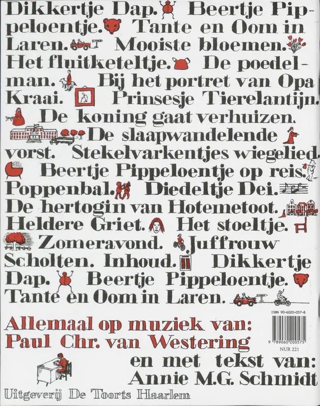 Dikkertje Dap en 18 andere liedjes | 9789060200575 Dikkertje Dap en 18 andere liedjes - Afbeelding 2