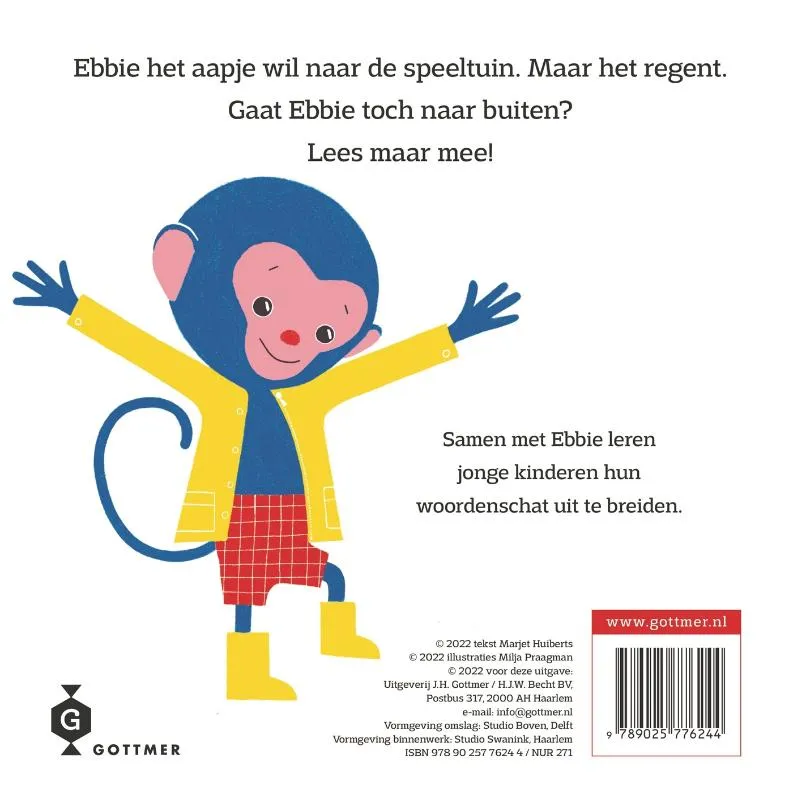 Ebbie onder de paraplu | 9789025776244 Ebbie onder de paraplu - Afbeelding 2