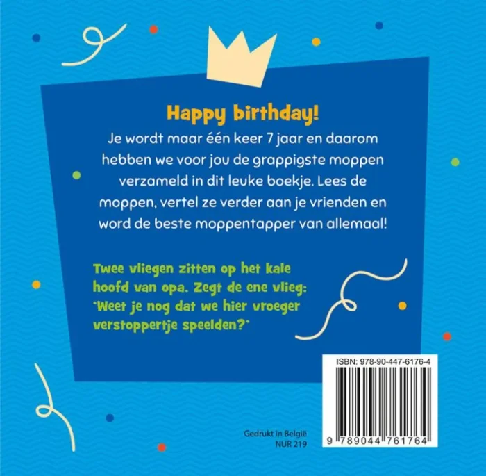 Hoera, 7 jaar! Moppenboek - Afbeelding 2