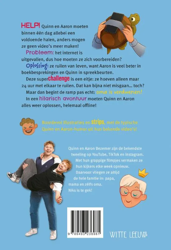 Quinn en Aaron offline | 9789493236981 Quinn en Aaron offline - Afbeelding 2