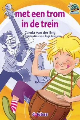 Met een trom in de trein