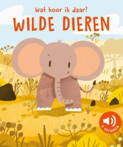 Wat hoor ik daar? Wilde dieren - Coloring Book Cafe