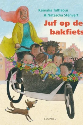 Juf op de bakfiets