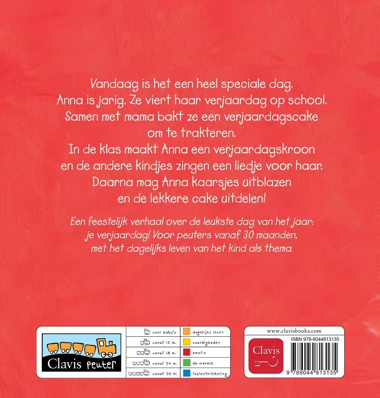 Anna is jarig | 9789044813135 Anna is jarig - Afbeelding 2