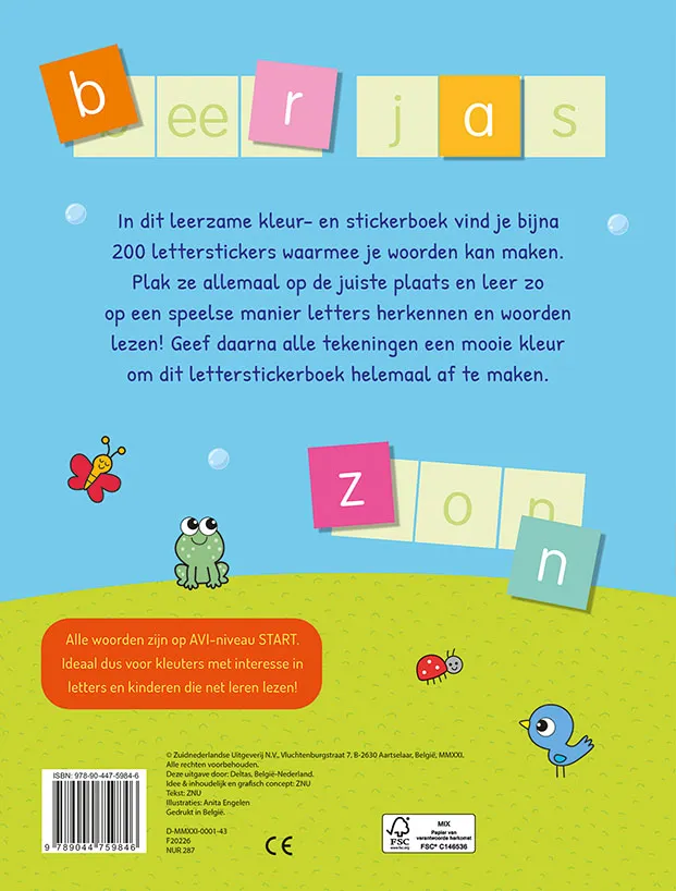 Allereerste woorden vormen (5-6 j.) | 9789044759846 Allereerste woorden vormen (5-6 j.) - Afbeelding 2