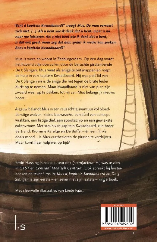 Mus en kapitein Kwaadbaard en de 5 slangen | 9789024589609 Mus en kapitein Kwaadbaard en de 5 slangen - Afbeelding 2