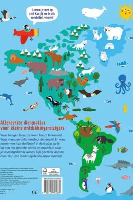 Mijn allereerste dierenatlas | 9789044763836 Mijn allereerste dierenatlas | 9789044763836
