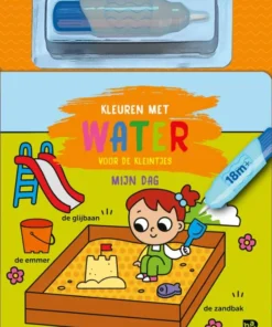 Kleuren met water voor de kleintjes