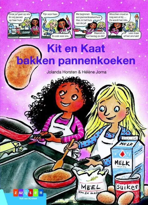 Kit en Kaat bakken pannenkoeken | 9789048732906 Kit en Kaat bakken pannenkoeken