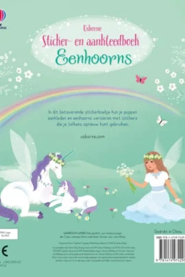 Alternative view of Sticker- en aankleedboek Eenhoorns