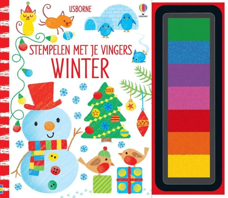 Stempelen met je vingers Winter | 9781801312240 Stempelen met je vingers Winter