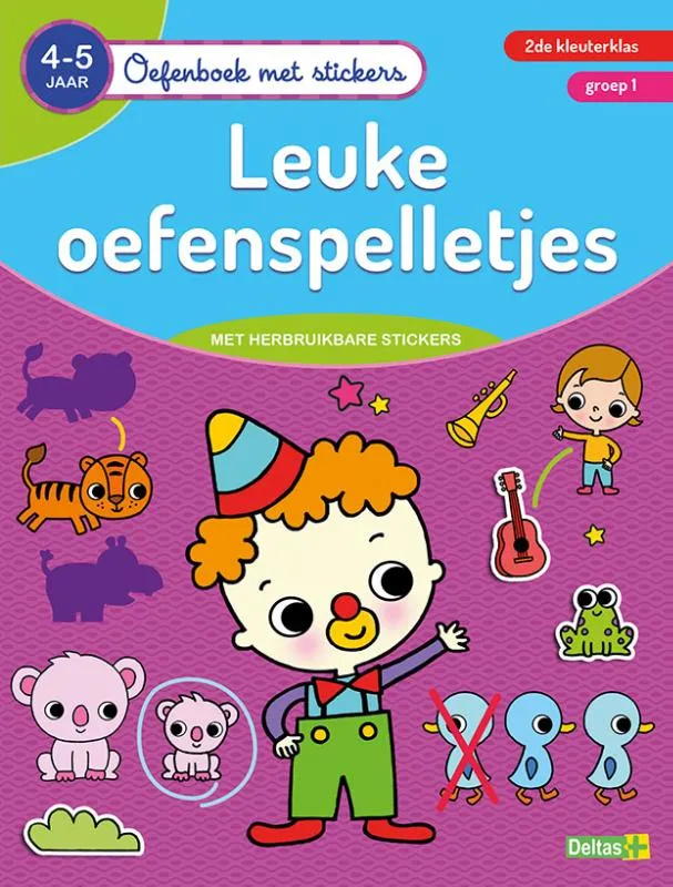 Leuke oefenspelletjes 4-5 jaar groep 1 | 9789044757835 Leuke oefenspelletjes 4-5 jaar groep 1