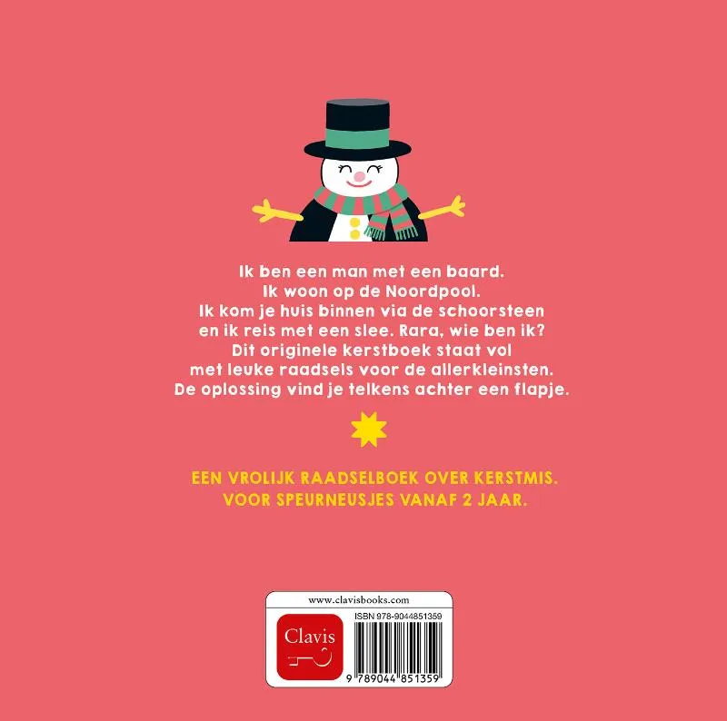 Vrolijk kerstfeest! - Kleine kerstraadsels voor onder de boom | 9789044851359 Vrolijk kerstfeest! - Kleine kerstraadsels voor onder de boom - Afbeelding 2