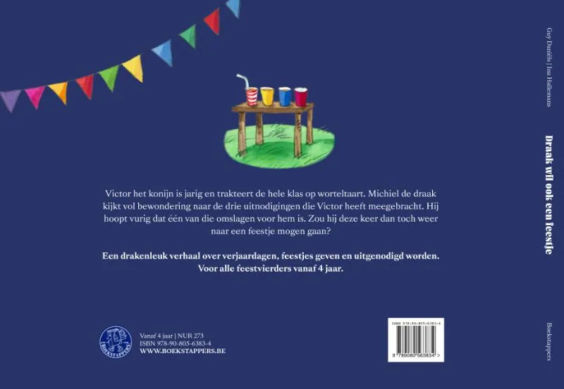 Draak wil ook een feestje | 9789080563834 Draak wil ook een feestje - Afbeelding 2