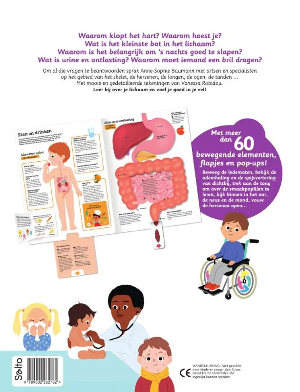 Het grote boek over het menselijk lichaam | 9789002282782 Het grote boek over het menselijk lichaam - Afbeelding 2