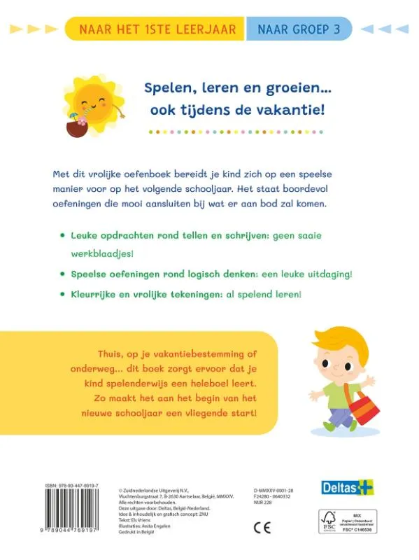 Leuke tel-, schrijf- en leesoefeningen (naar het1ste leerjaar / naar groep 3) | 9789044769197 Leuke tel-, schrijf- en leesoefeningen (naar het1ste leerjaar / naar groep 3) - Afbeelding 2