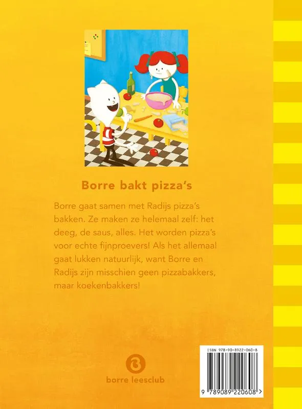 Borre bakt pizza's | 9789089220608 Borre bakt pizza's - Afbeelding 2