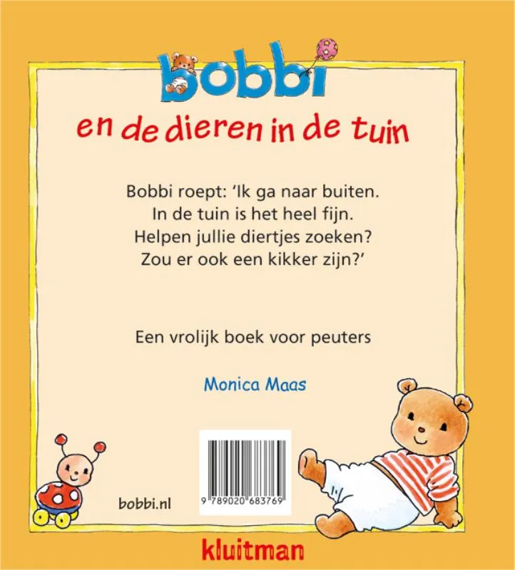 Bobbi en de dieren in de tuin | 9789020683769 Bobbi en de dieren in de tuin - Afbeelding 2