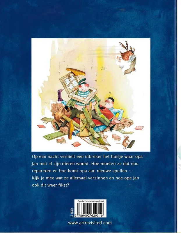 Opa Jan bouwt een pretpark | 9789492629319 Opa Jan bouwt een pretpark - Afbeelding 2