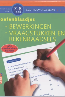 Oefenblaadjes bewerkingen vraagstukken en rekenraadsels
