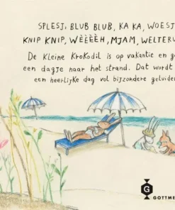 Alternative view of Wat zegt de kleine krokodil op vakantie?