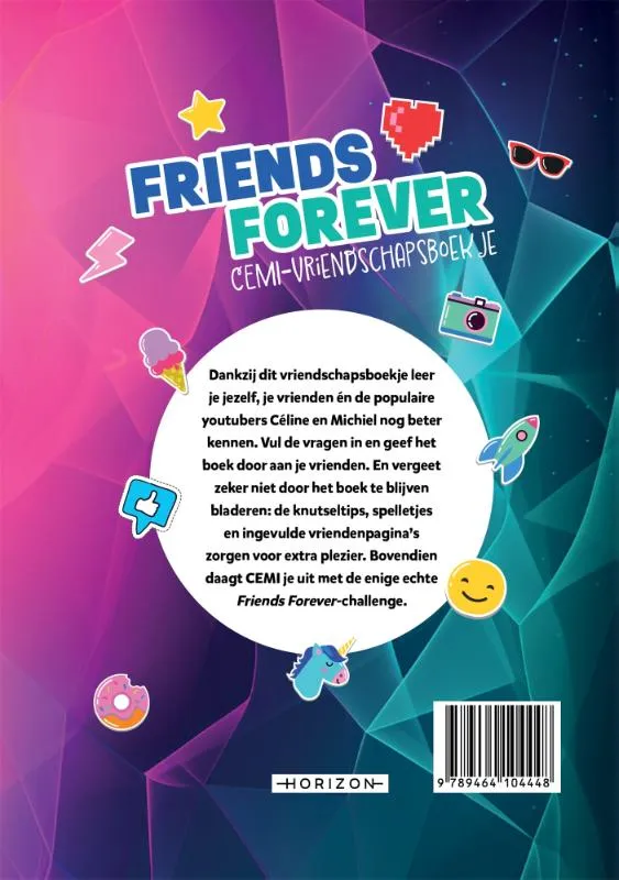 Friends forever – CEMI vriendschapsboekje | 9789464104448 Friends forever – CEMI vriendschapsboekje - Afbeelding 2